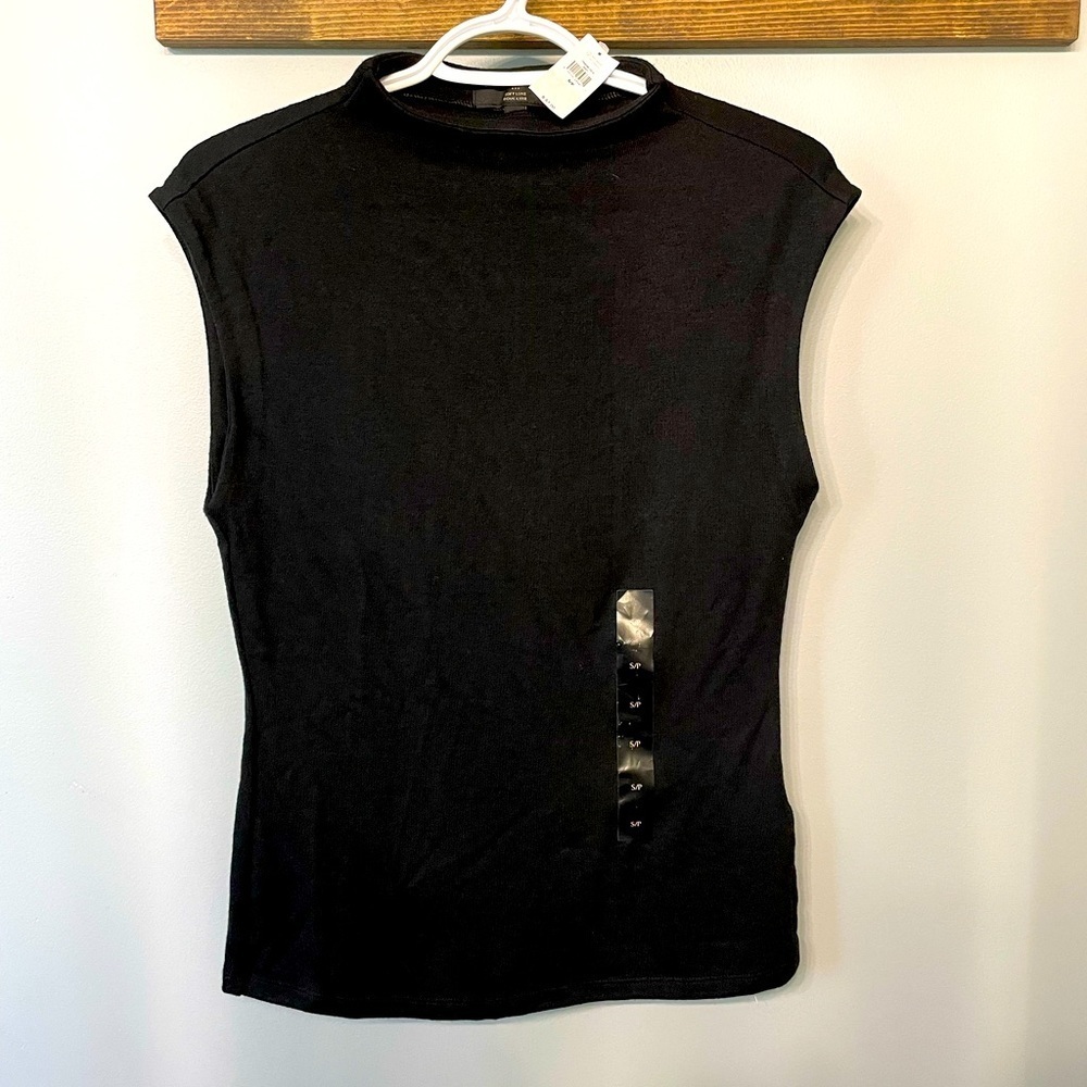NWT Banana Republic Black Soft Luxe Top size Small